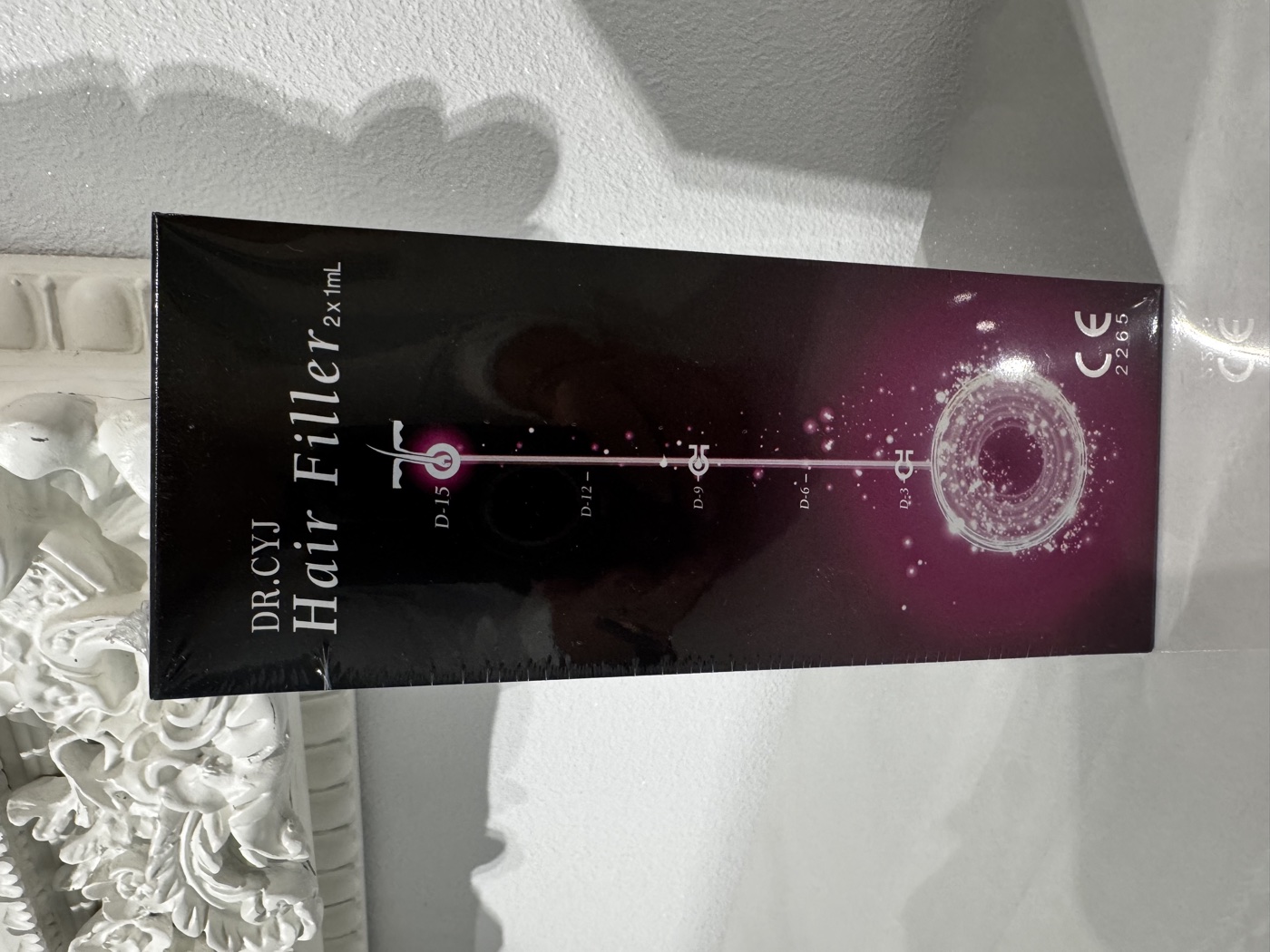 DR CYJ Hair Filler som används vid behandling av håravfall och tunnare hår på HBC i Borås