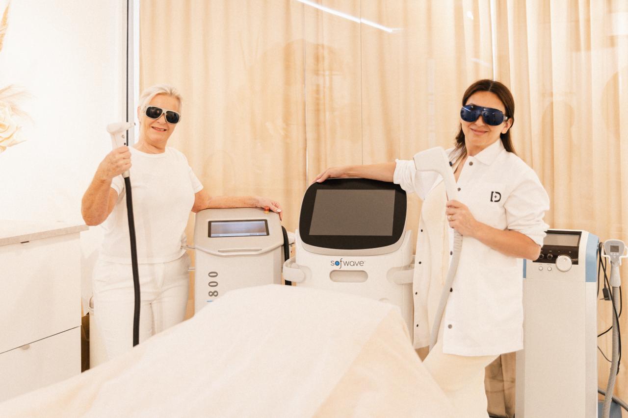 Utrustning på HBC — laser och Sofwave